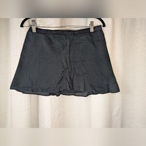 American Eagle Cotton Black Mini Skirt Size 2
